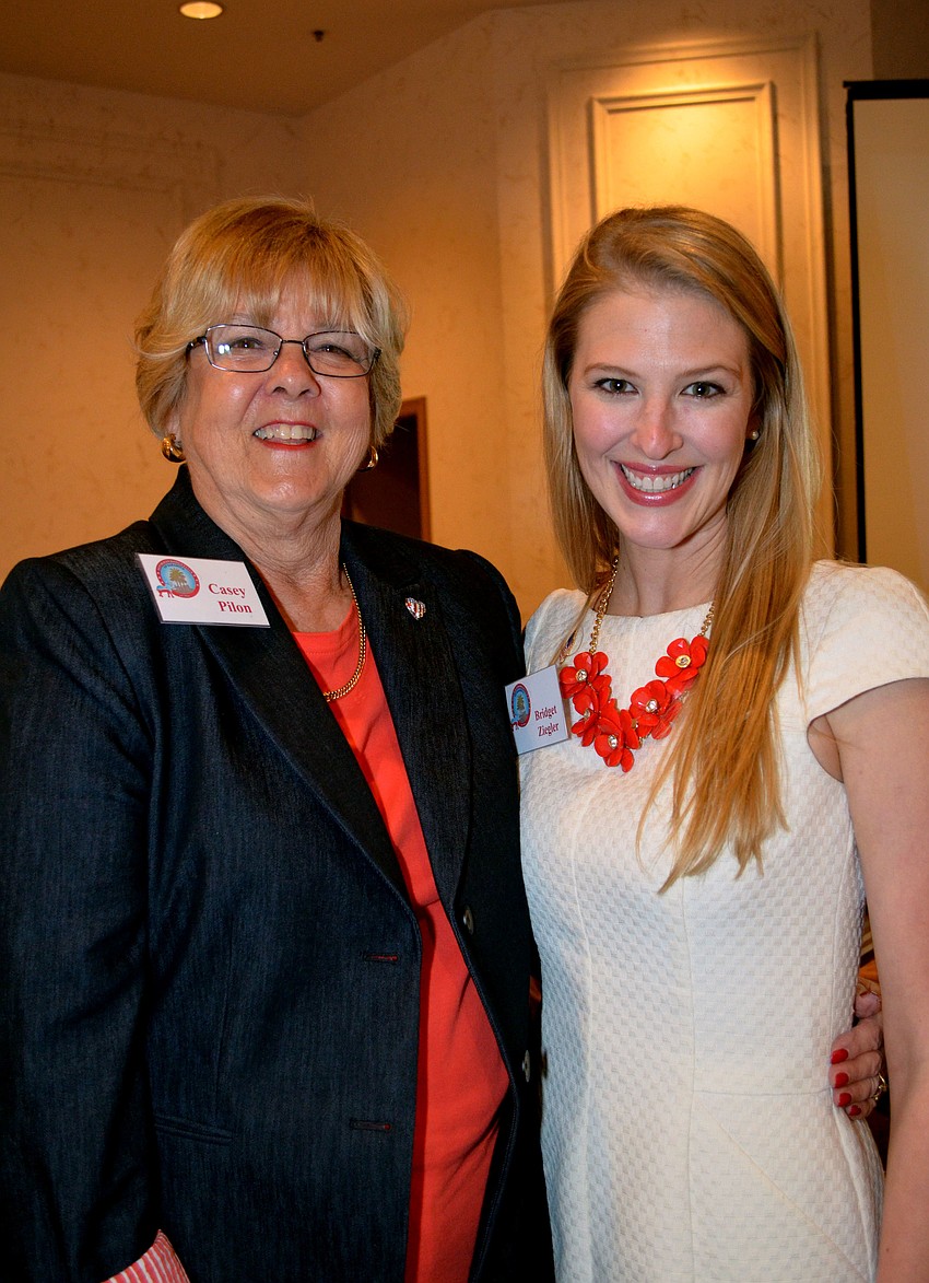 Casey Pilon and Bridget Ziegler.