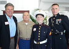 Elliot Metcalfe, Tom Smith, Larry Larose and Capt. Geoff Smith.