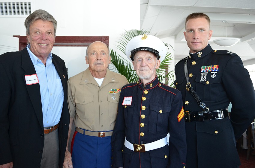 Elliot Metcalfe, Tom Smith, Larry Larose and Capt. Geoff Smith.