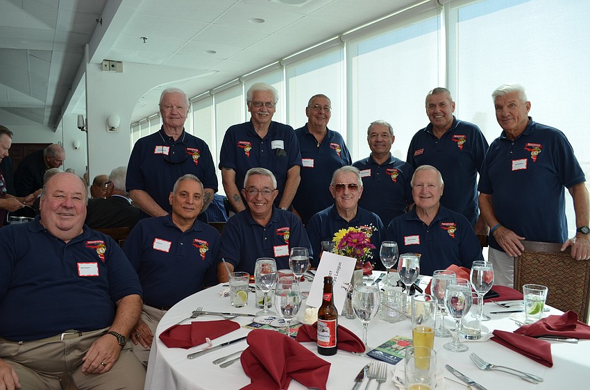 Veterans from the Gulf Coast Detachment #643 Marine Corps League.