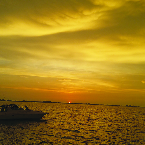 Bradenton resident Rosemary Seto submitted this sunset photo, taken near the Van Wezel Performing Arts Hall in Sarasota.