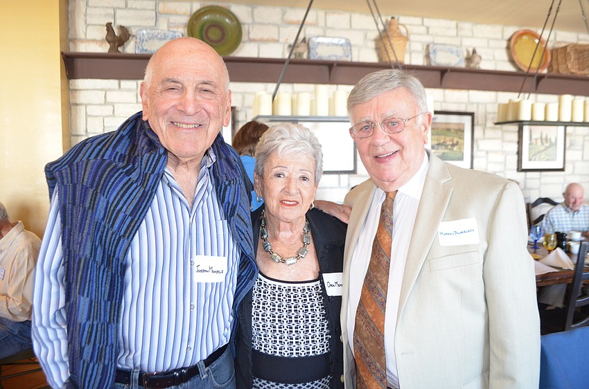 Joseph and Ora Mendels with President Murray Blueglass