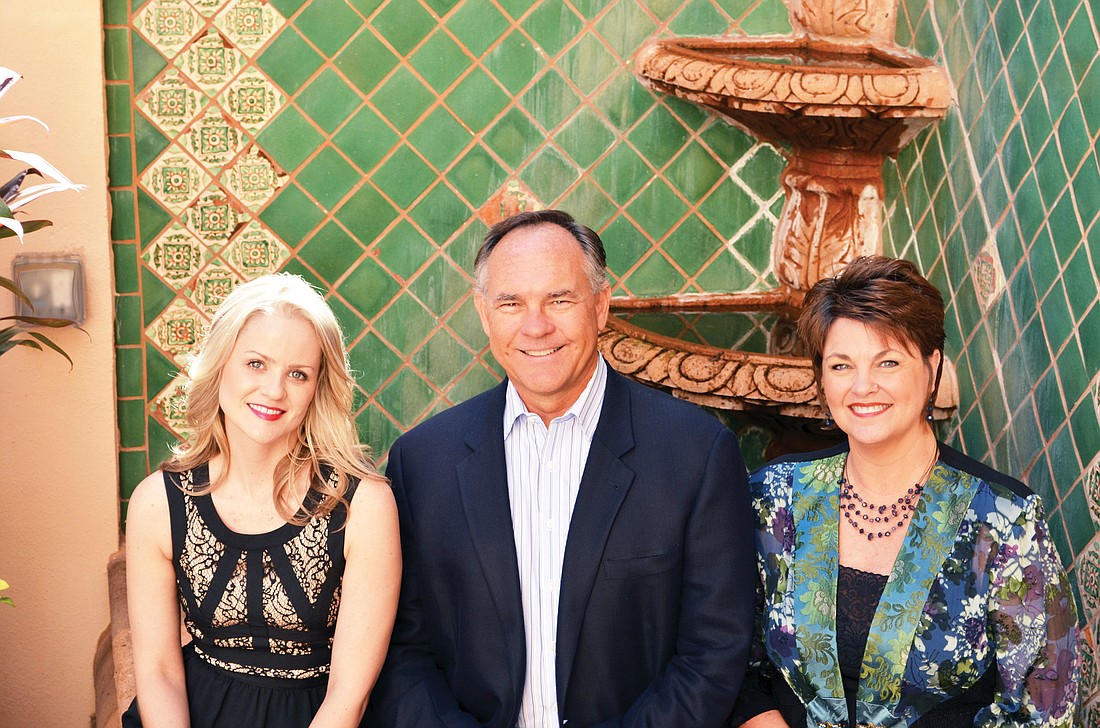 Johanna Fincher, soprano, Joseph Holt, artistic director and Amy Connours, alto of Gloria Musicae, will perform their philanthropic concert at the Sarasota Opera House.