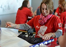 Veronika Sehachtner volunteered with YPG at Girls Inc.