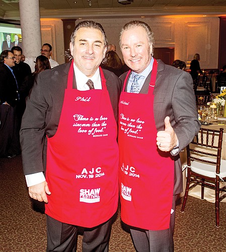 AJC honorees Phil Mancini and Michael Klauber. Photo by Cliff Roles.