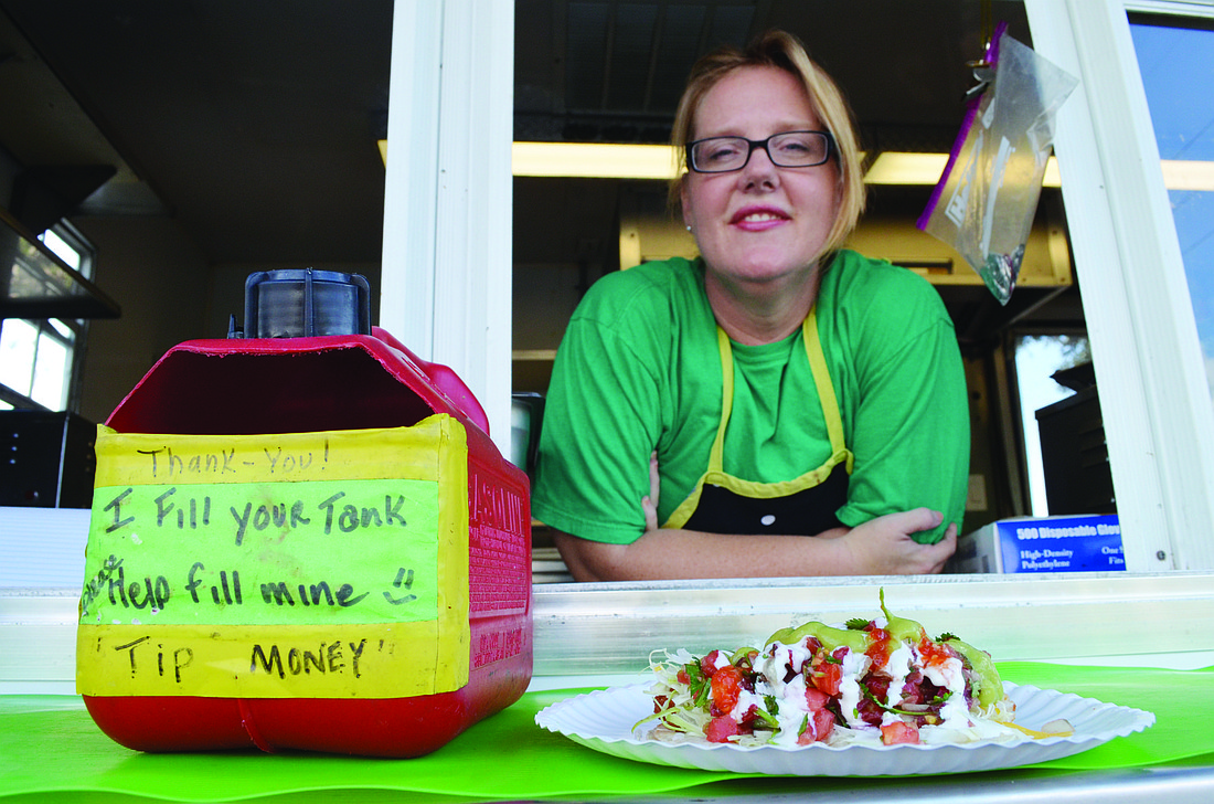 Michelle Jett, co-owner of the Baja Boys food truck, is one of the vendors hoping to see Sarasota officials revisit the regulations on mobile vendors. File photo