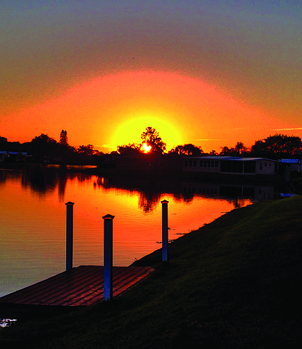 Patricia Orzechowski submitted this sunset photo, taken in Nokomis.