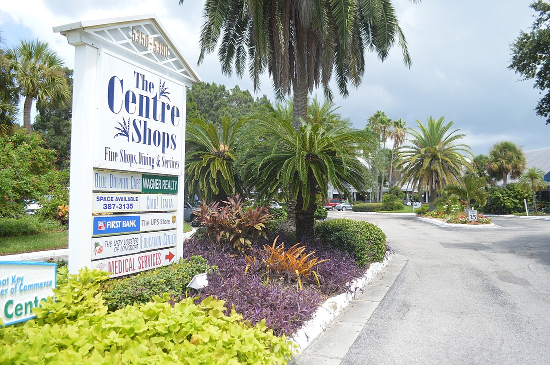 The Centre Shops is located in the 5300 block of Gulf of Mexico Drive.