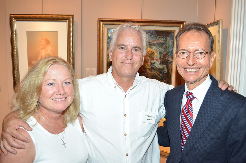 Mary Erickson, Bill Farnsworth and David Dabbert