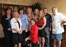 The Siesta Key Chamber of Commerce directors and officers gathered with local business owners for the annual holiday luncheon.