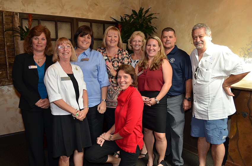 The Siesta Key Chamber of Commerce directors and officers gathered with local business owners for the annual holiday luncheon.
