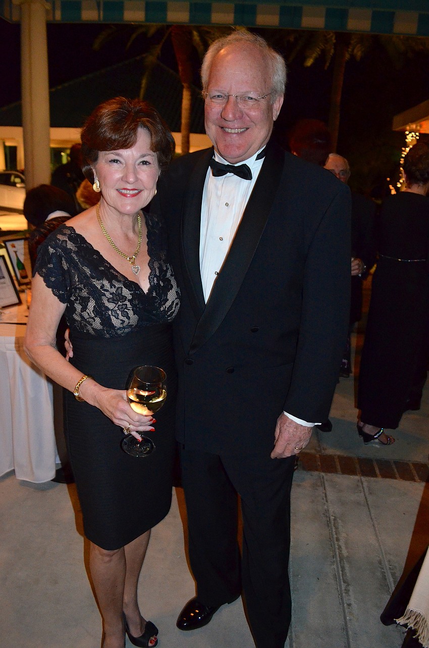 Pat and Peter Betts enjoy each other's company.