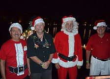 Commodore Joe Sever, Ted Janssen, John Shea and Jim Fox