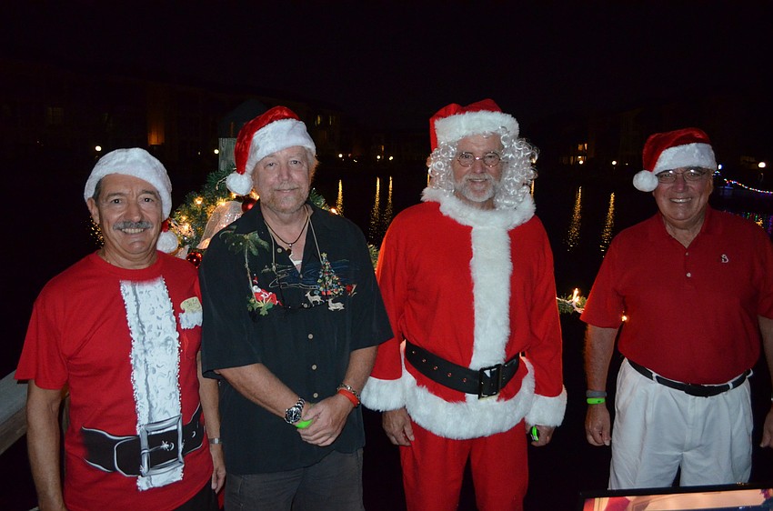 Commodore Joe Sever, Ted Janssen, John Shea and Jim Fox