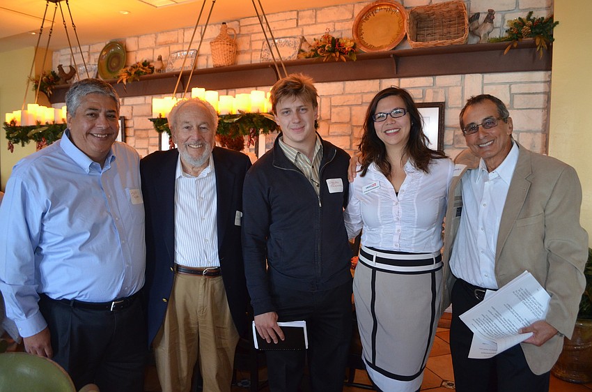 Hector Tejeda, Alan Bandler, David Smash, keynote speaker Cathaleen Kaiyoorawongs and Vice President Howard Veit