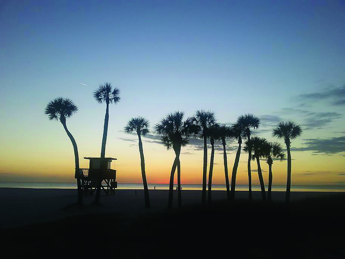 Irene Merhy submitted this sunset photo taken on Coquina Beach.