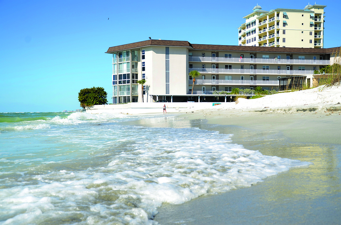 As Lido Beach continues to erode, the city of Sarasota hopes to complete an interim, small-scale renourishment by March 2015.  Photo by Jessica Salmond