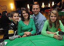 Gavin, Cynthia, Kyla and Billy Swales enjoy time together.