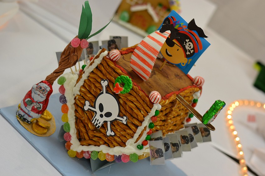 An entry from Fruitville Elementary School in the CYD Gingerbread Festival.