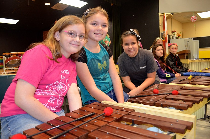 Carissa Johnson, Molly Cress and Amanda Martinez are excited for the production to start.