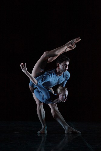 Victoria Hulland and Edward Gonzalez in Ricardo Graziano's "Before Night Falls." Photo by Frank Atura