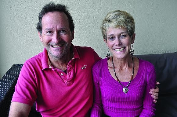 After her mother's death, Ellen Gerth, with her husband, Dave, left, continues to run marathons and continues with her career, despite the fact that closure may never come.