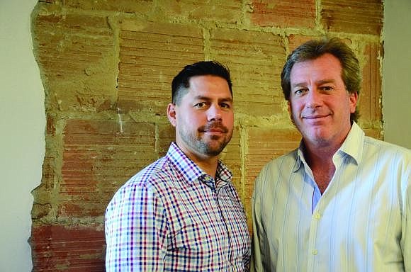 Local business owner Chris Brown, right, with business partner Mike Granthon, left, purchased the Siesta Market property for $2.8 million.