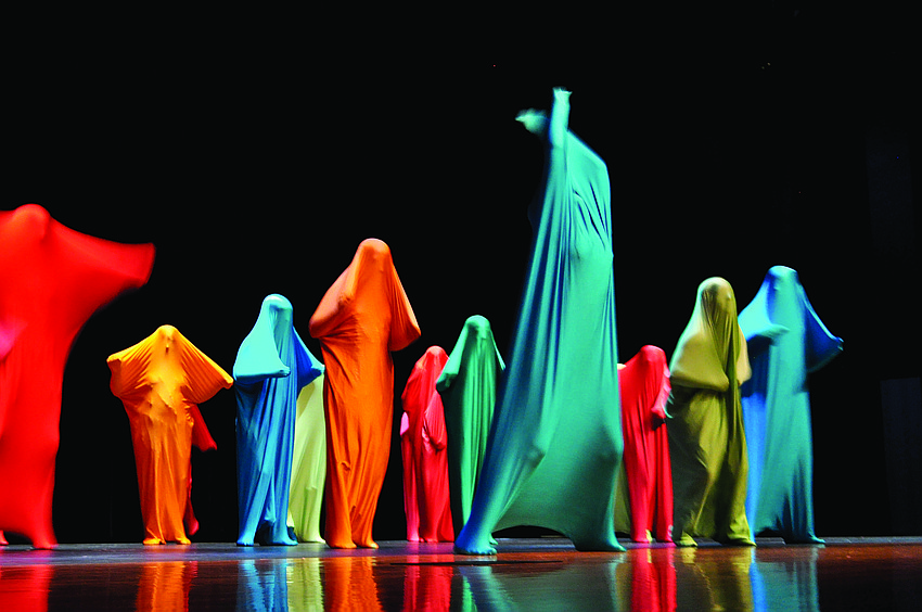 Members of Tara Elementary Schoolâ€™s dance team perform a routine to 