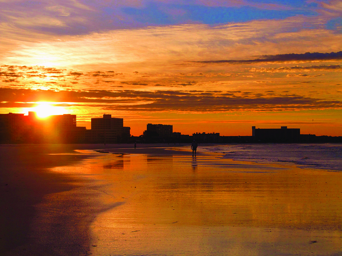 Samantha Bisceglia submitted this sunrise photo, taken on Siesta Key Beach.