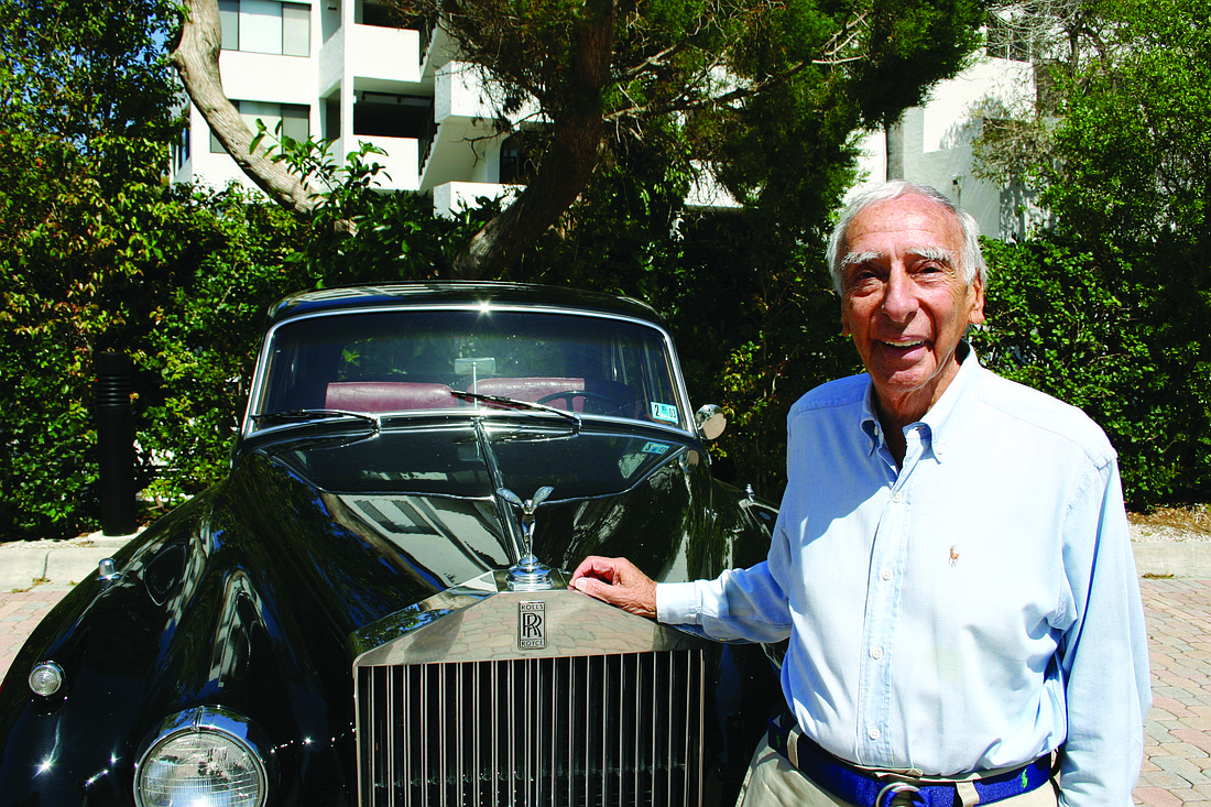 Dr. Robert Morrison's Rolls Royce was a gift from the Queen of Holland. He frequently drove it on Longboat Key and around St. Armands Circle. File photo