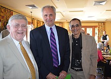 President Murray Blueglass, keynote speaker Rob Lorei and Vice President Howard Veit
