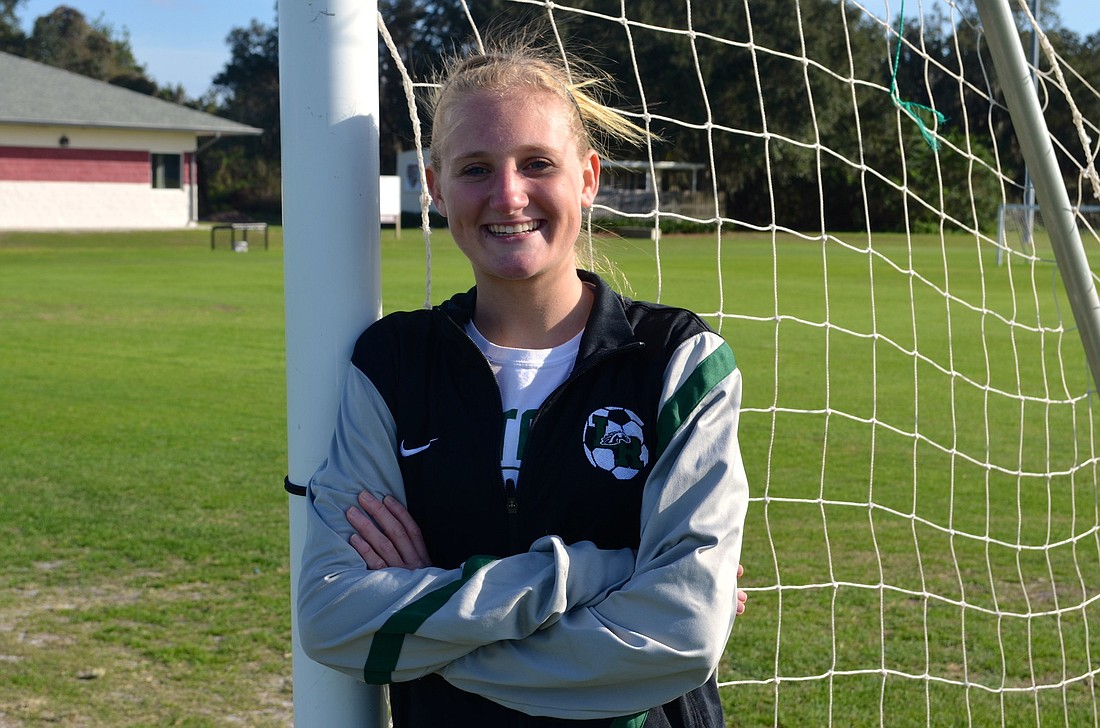 Sophia Falco has loved soccer since she was 5 years old. This week she's leading the Lady Mustangs toward districts. Amanda Sebastiano