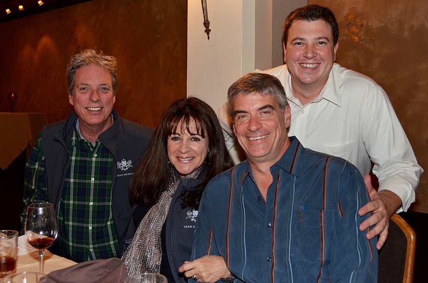 Tom and Elyse Tomlinson, Chef Paul Mattison and Paul Kauffman