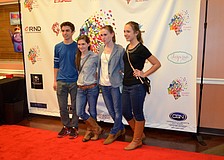 Caleb Batson, Lydia and Molly Warrington, and Christina Batson make their red carpet debut.