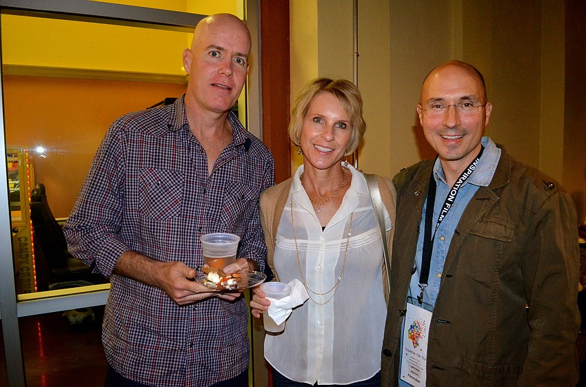 Ted Barac, Tava Wilson and filmmaker Jamie Sterba enjoyed the film 