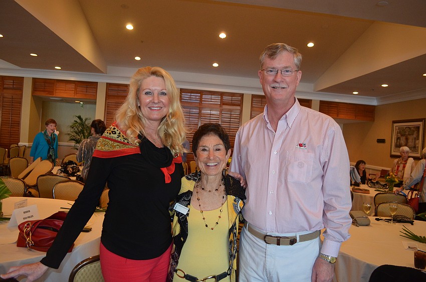 Susan Phillips, event organizer Susan Landau and Steve Branham