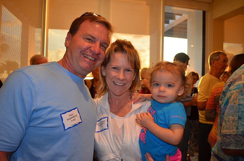 Paul Humphreys and Kelli Turner-Humphreys with daughter, Morgan