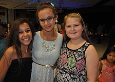Michelle Fegan, Cemia Gough and Lexi Tibbets-Black are in fifth grade.