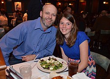 Eric Bailey and his daughter Olivia enjoy a date night at the Florida Studio Theatre.