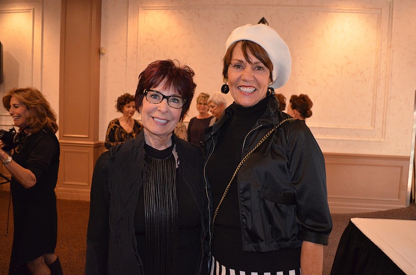 Event chair Catherine strongman and model chair Jane Krombeen