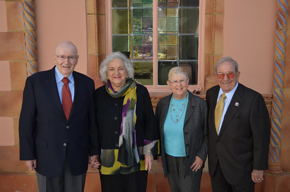 Philip and Nancy Kotler and Margot and Warren Coville will give near a combined $5 million as well as their extensive glass art collection to the Ringling for new glass pavilion entrance.