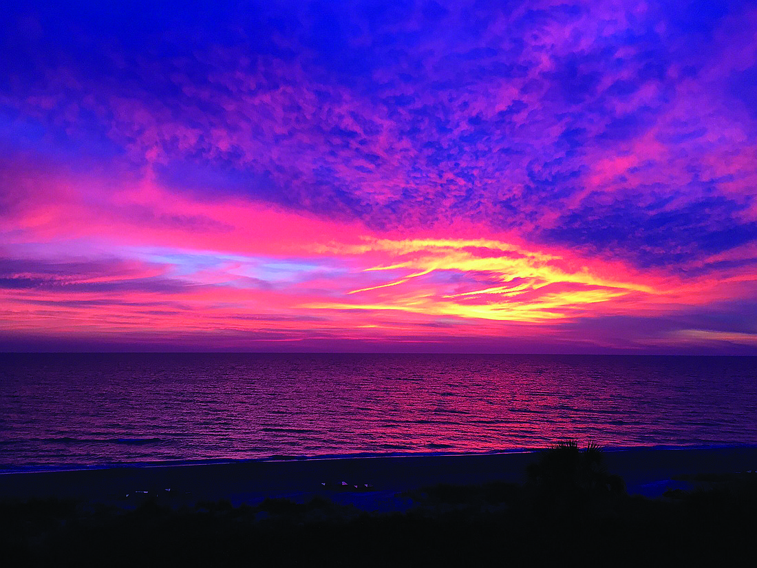 David Eskin submitted this sunset photo, taken on Longboat Key.
