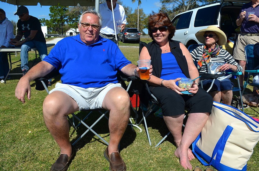 Warren and Cheryl Breining attended their first polo match this week.