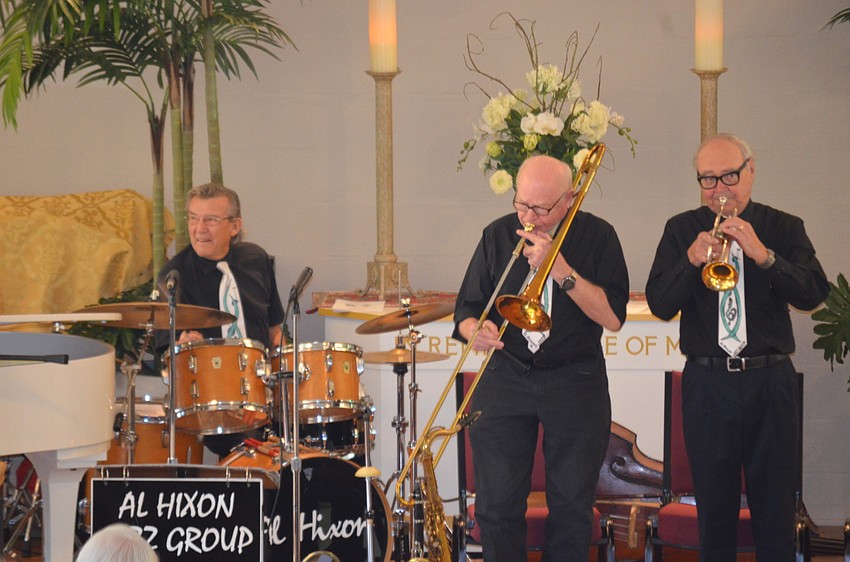 Al Hixon, Tim Robinson and Dick Hamilton perform â€œAmazing Grace.â€