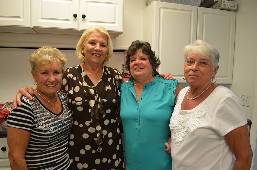 Party planners Mandy Brewer, Carla Ogburn, Vickie VanMeier and Sharla Gambrell