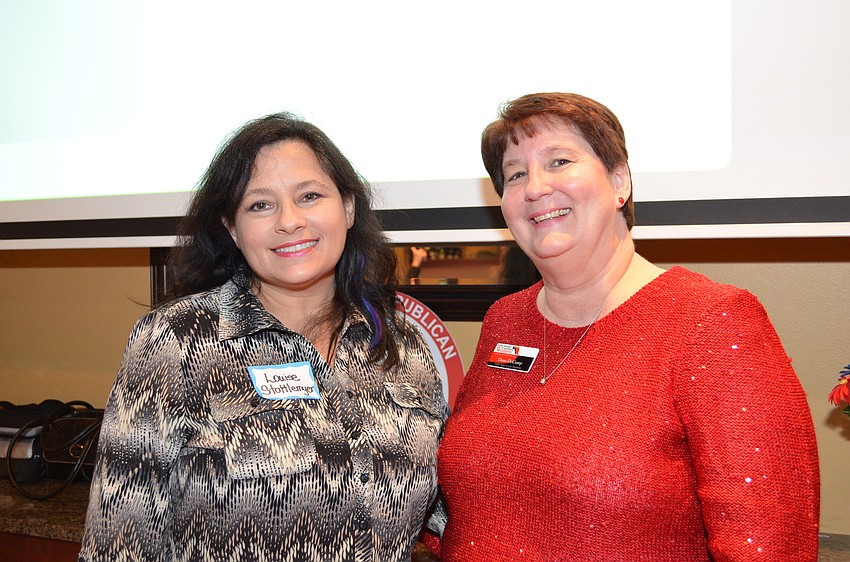 GCRWC President, Louise Stottlemyer and FFRW State Vice President, Dena DeCamp.