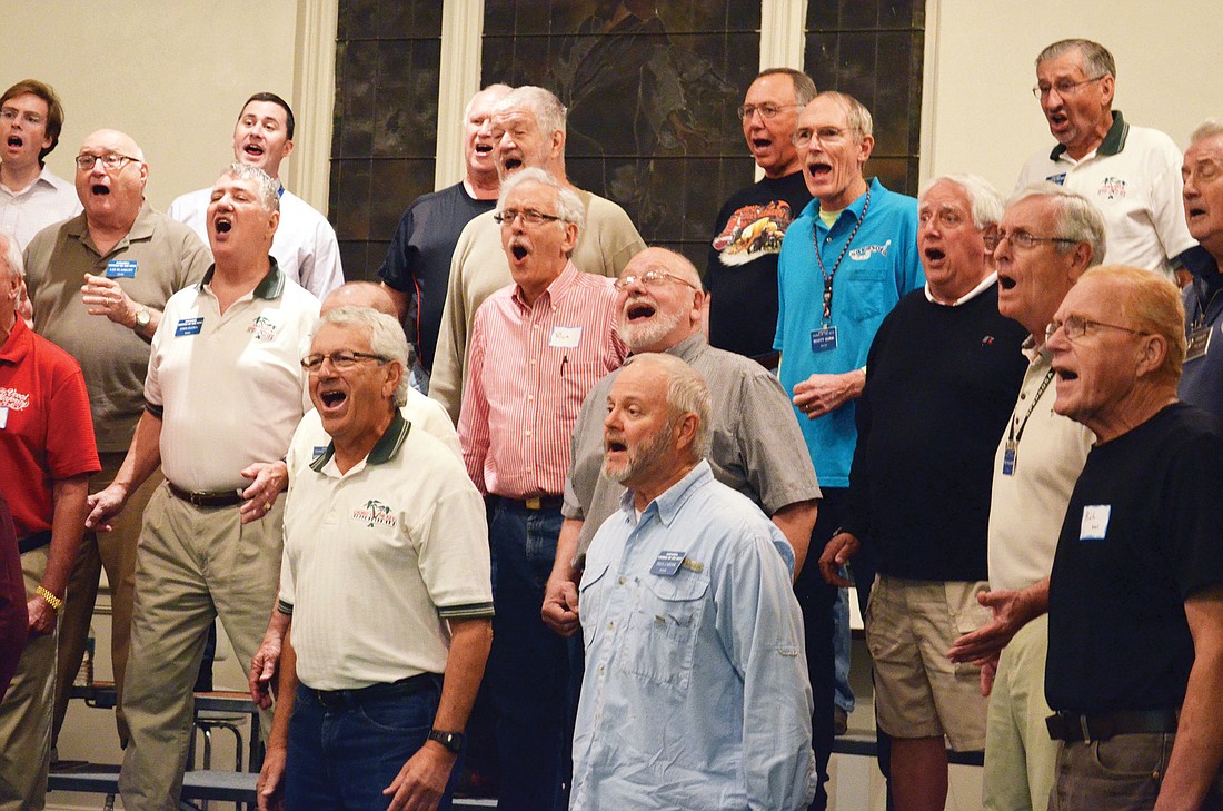 Both beginner and longtime singers converge in the Chorus of the Keys, an all-male barbershop choir.