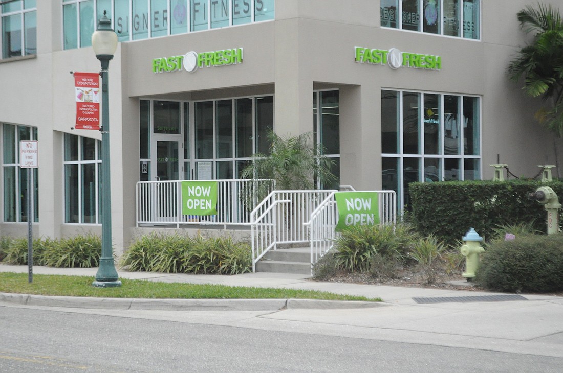 Downtown Sarasota is the third location for Fast n Fresh, owned by Lakewood Ranch residents Lesley and Michael Harb. Photo by Colin Reid.