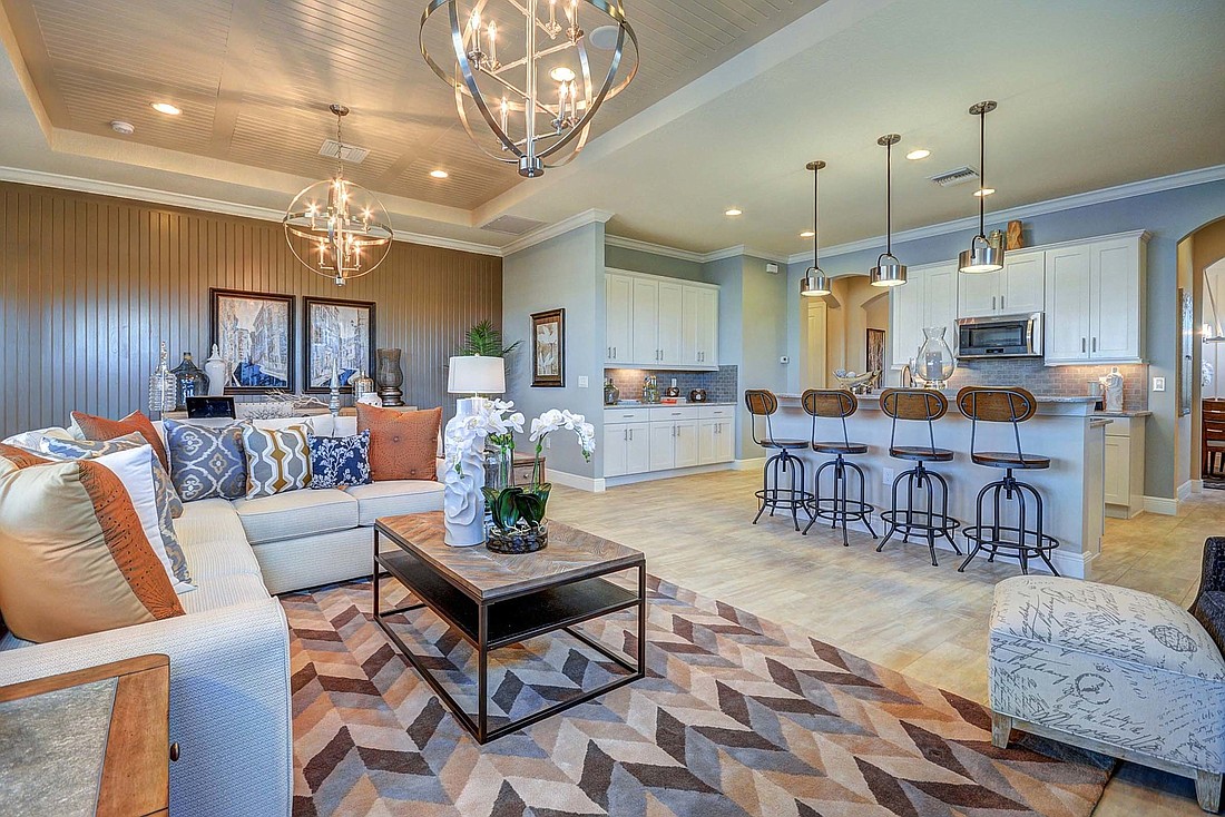 WCI CommunitiesÃ¢â‚¬â„¢ Key Largo model is in The Links at Rosedale. It boasts 2,389 square feet of living space, three bedrooms, three full bathrooms and a halfbath.
