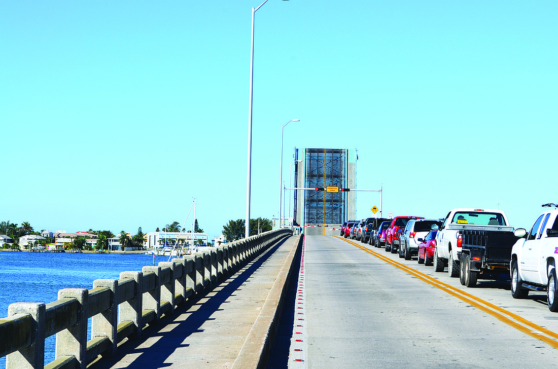 New Pass Bridge openings occur up to three times an hour during peak traffic hours. File photo